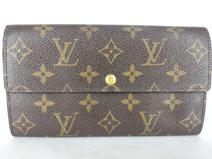 LOUIS VUITTON Monogram Louis Vuitton Pochette Credit Monogram Long Wallet Wallet