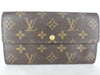 LOUIS VUITTON Monogram Louis Vuitton Pochette Credit Monogram Long Wallet Wallet