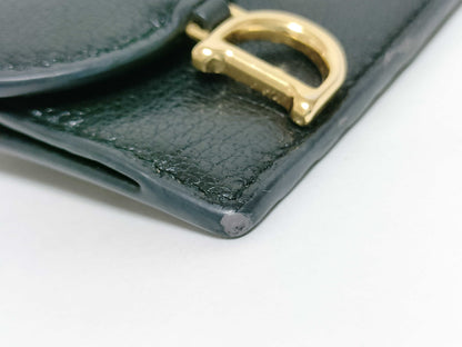 Dior Fragment Case Saddle Leather Coin Case