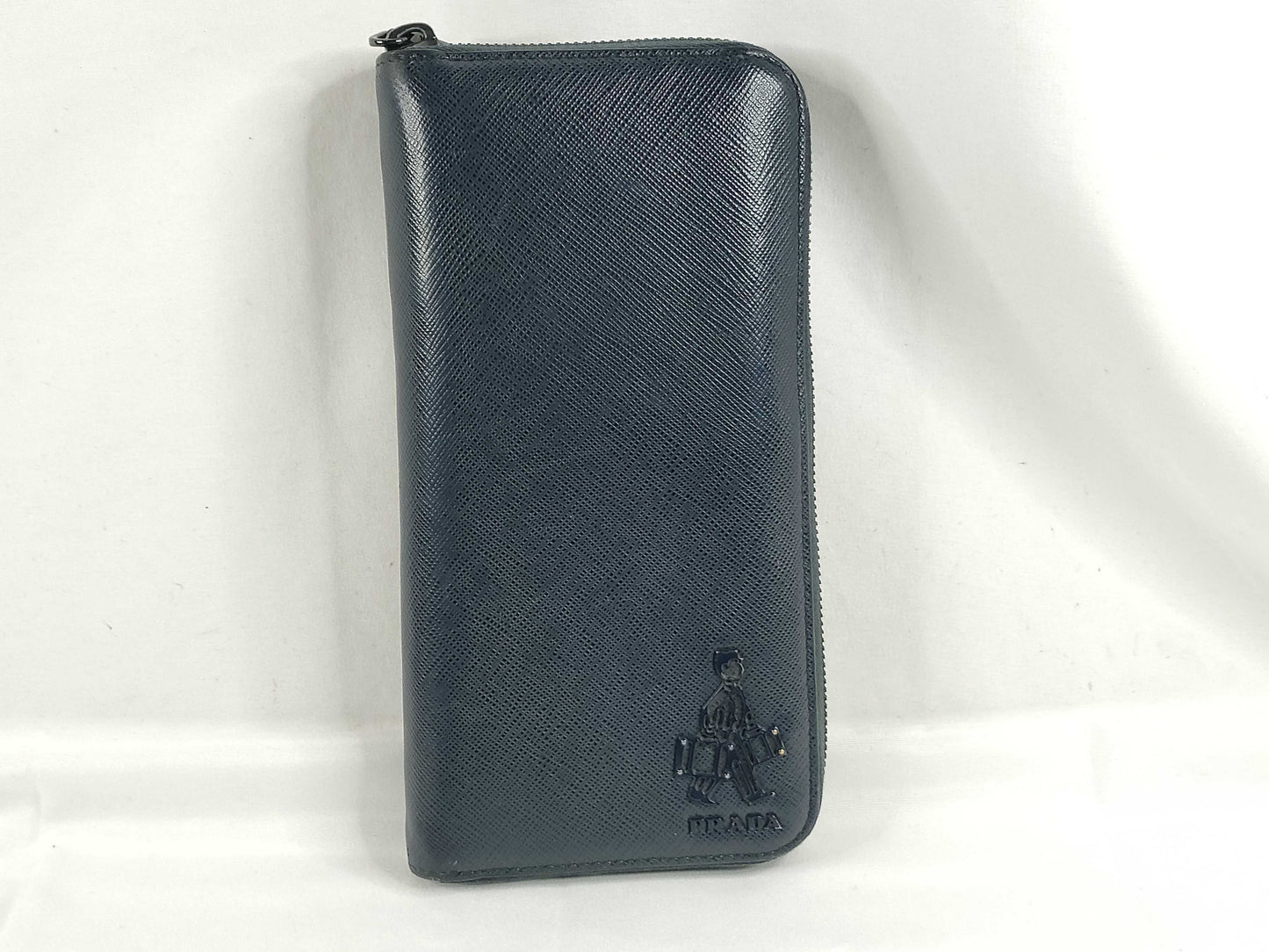 PRADA Long Wallet Porter Leather Wallet