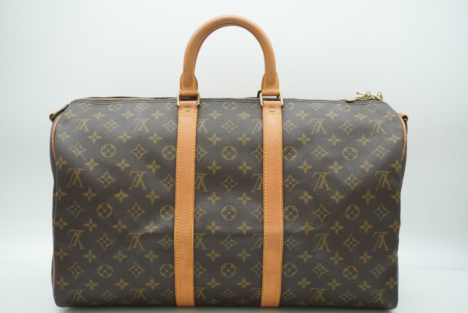 LOUIS VUITTON Monogram Key Polvantriere 45 M41418 Shoulder Strap Boston Bag