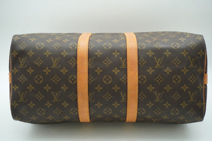LOUIS VUITTON Monogram Key Polvantriere 45 M41418 Shoulder Strap Boston Bag