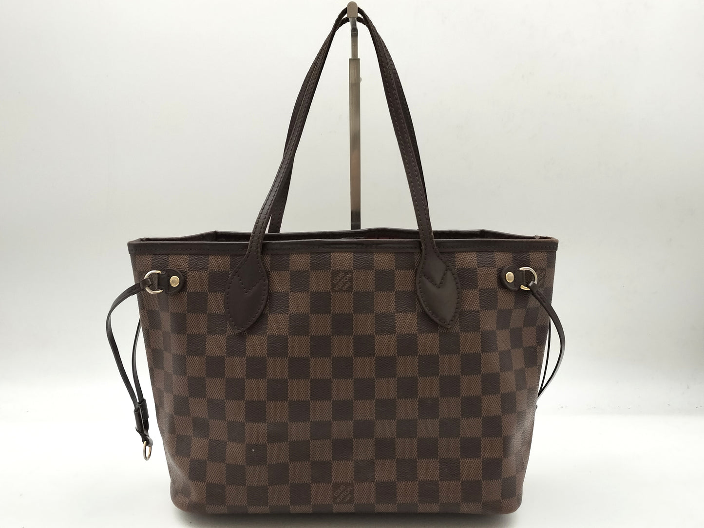 LOUIS VUITTON Damier Neverful PM N41359 Pouch Tote Bag