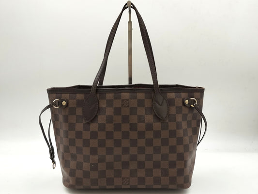 LOUIS VUITTON Damier Neverful PM N41359 Pouch Tote Bag
