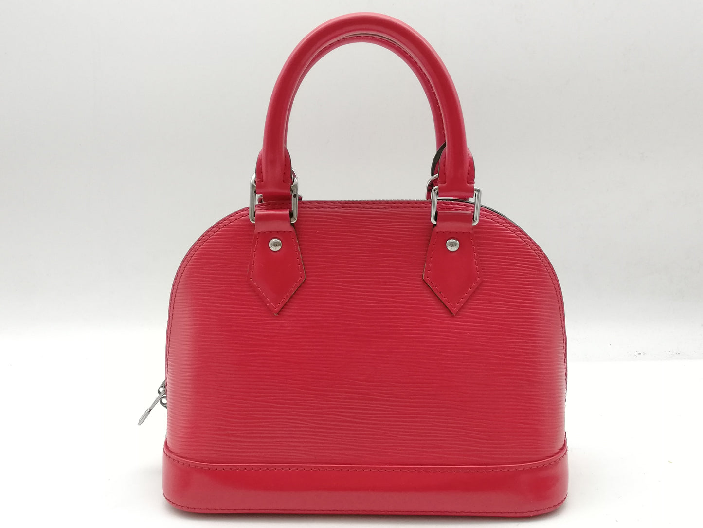 LOUIS VUITTON Epi Alma BB M41160 Shoulder Strap Crochet Padlock Handbag