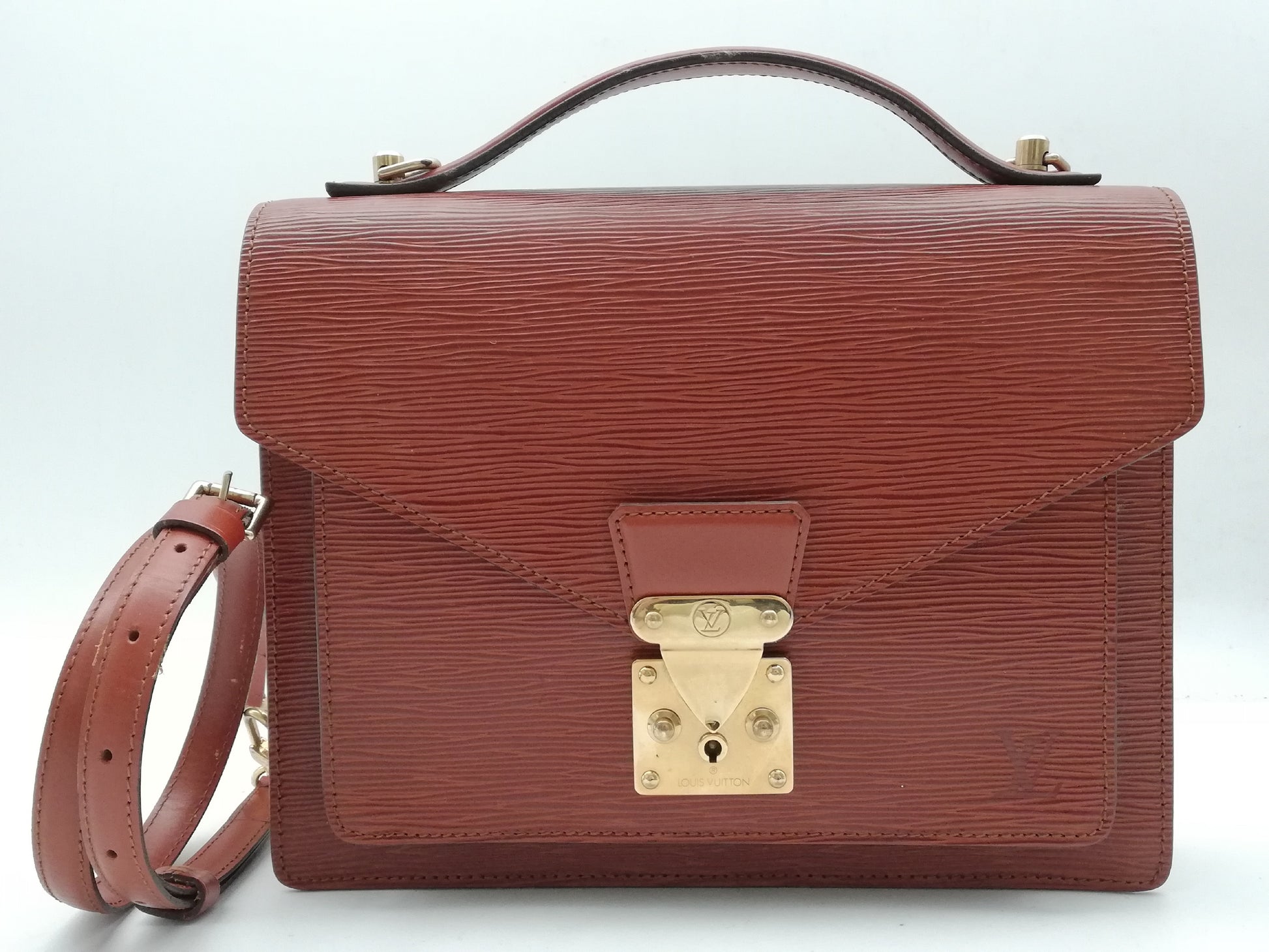 LOUIS VUITTON Epi Monceau M52123 Shoulder Strap Handbag