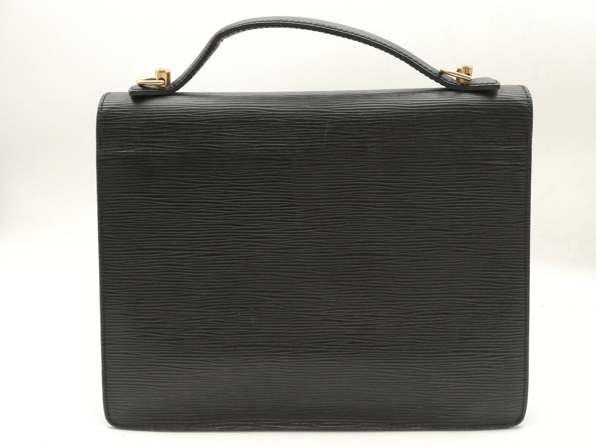 LOUIS VUITTON Epi Monceau M52122 Noir Handbag