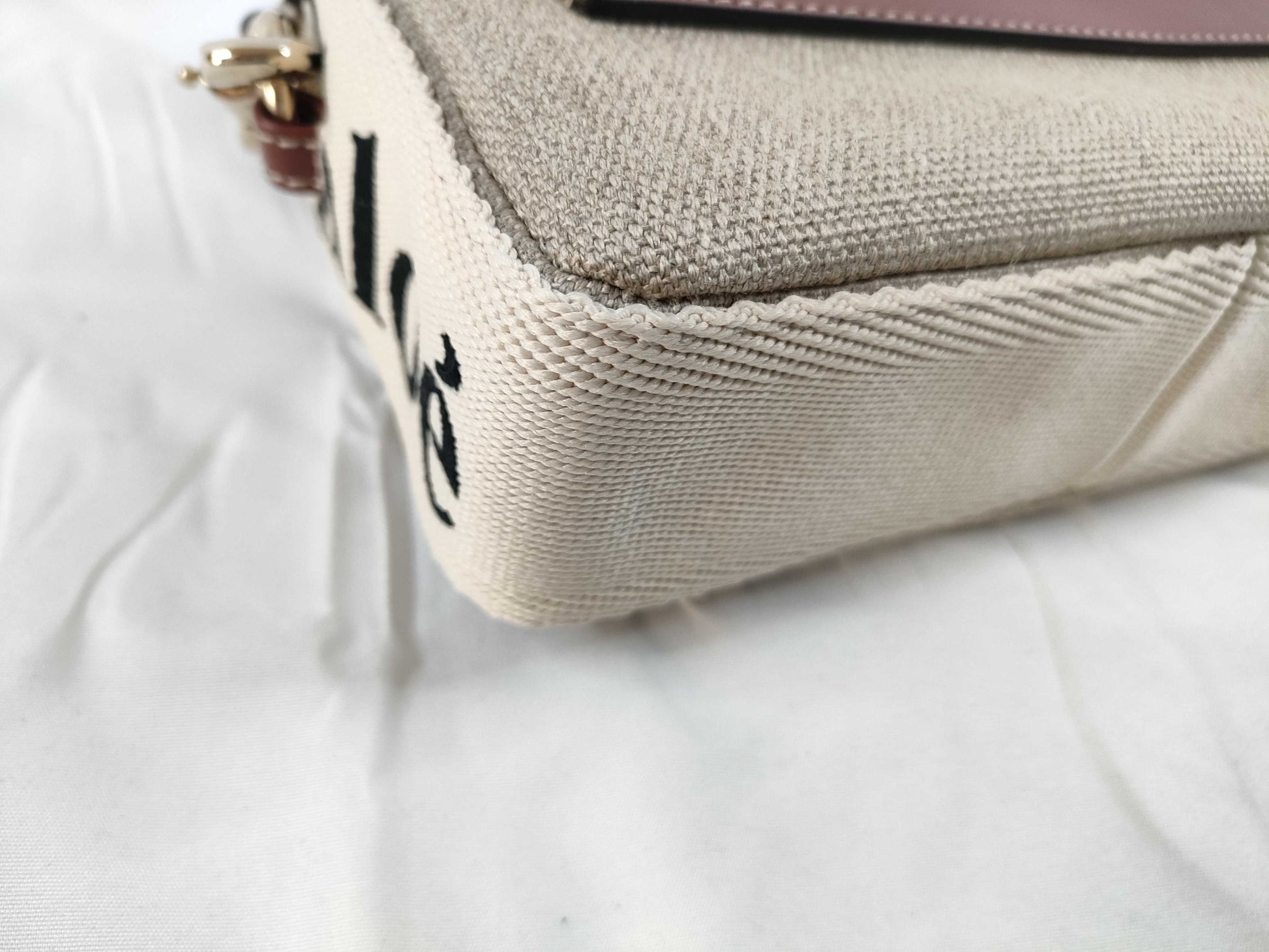 chloe Chloe Woody Belt Bag Belt Bag Body Bag Handbag Woody Canvas Brown Bag