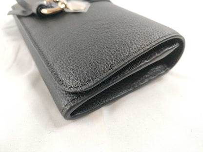 chloe Chloe ALPHABET Alphabet Flap Wallet Wallet Black Wallet
