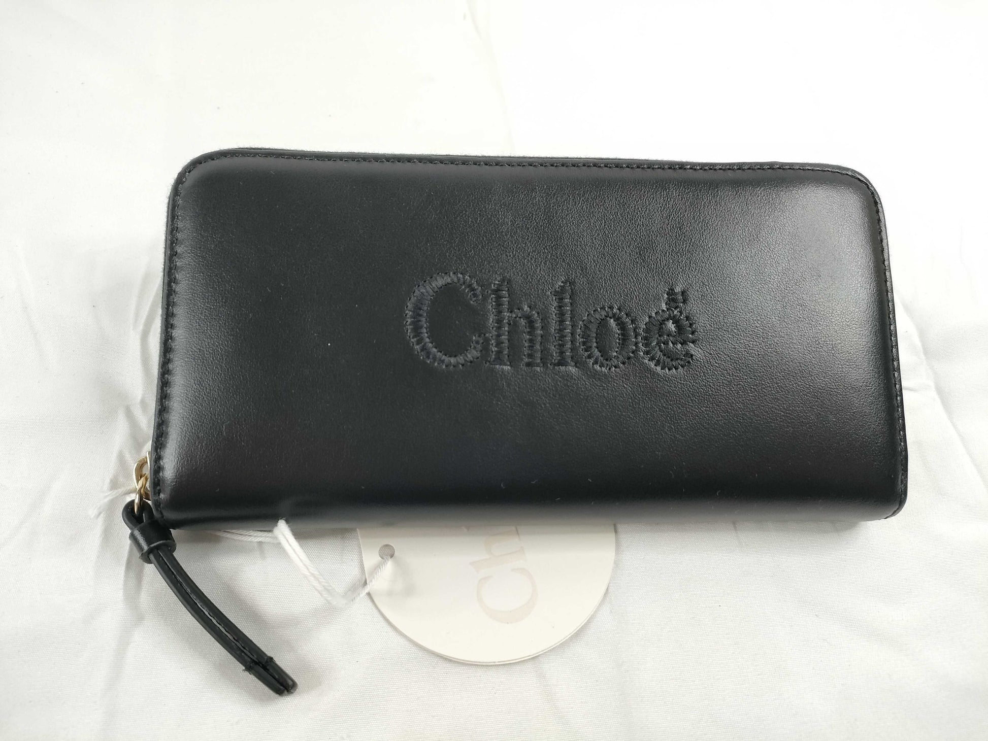 chloe Chloe Chloe Sense Wallet Round Zip Wallet Black Wallet