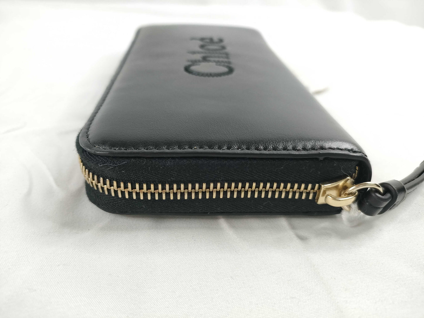 chloe Chloe Chloe Sense Wallet Round Zip Wallet Black Wallet