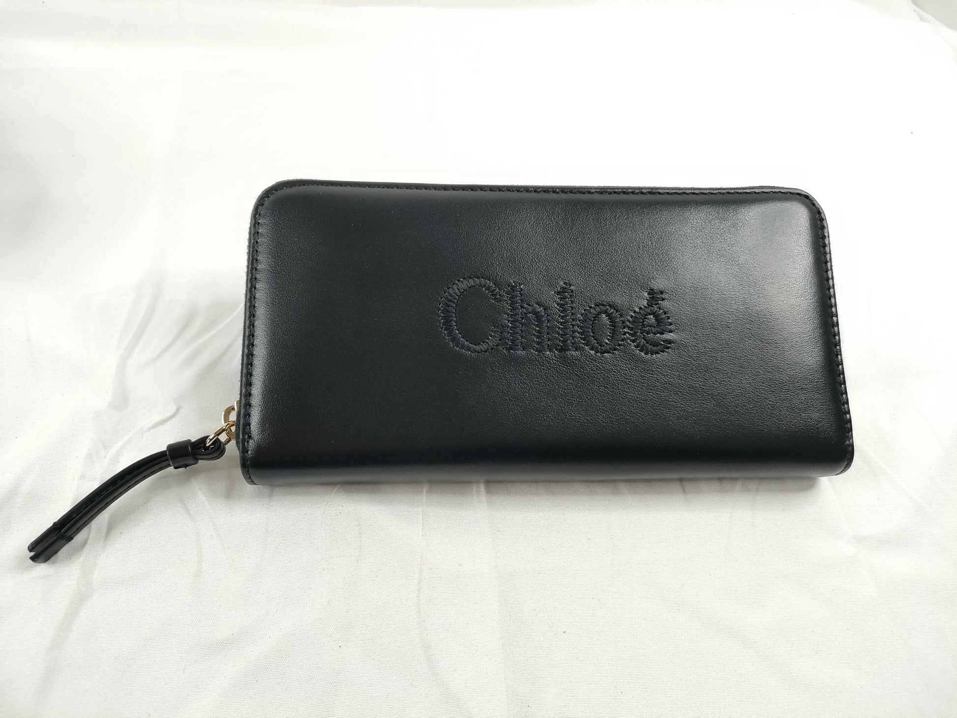 chloe Chloe Chloe Sense Wallet Round Zip Wallet Black Wallet
