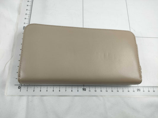 chloe Chloe Chloe Sense Wallet Round Zip Purse Beige Wallet