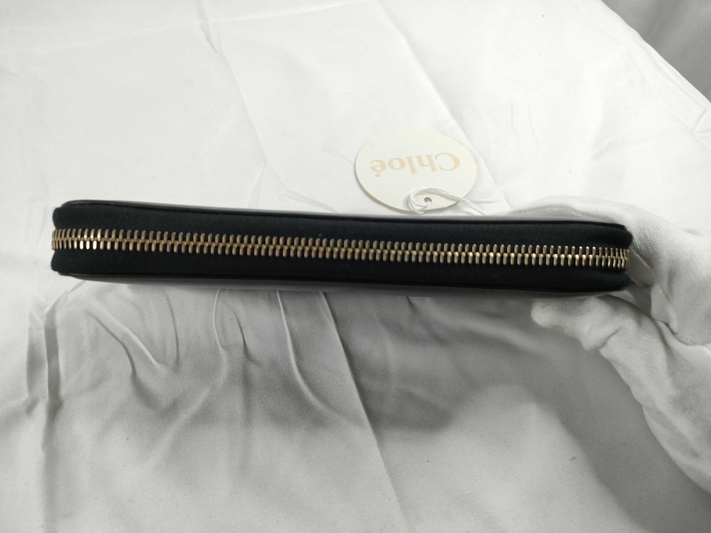 chloe Chloe Chloe Sense Wallet Round Zip Wallet Black Wallet