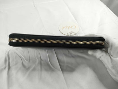 chloe Chloe Chloe Sense Wallet Round Zip Wallet Black Wallet