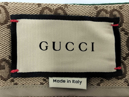 GUCCI GUCCI Long Skirt GG Canvas Sherry Horsebit 681567 36 Tagged Unused Skirt
