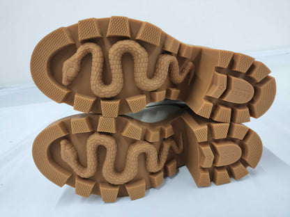 GUCCI GUCCI GG Trip Ankle Boots 40 Beige 659691 Unused Other Shoes