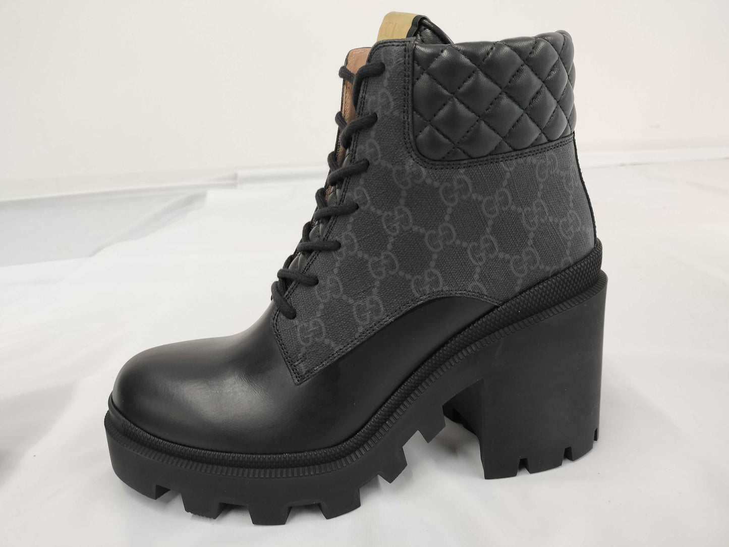 GUCCI GUCCI GG Trip Ankle Boots Size 40 Black 659691 Unused Other Shoes