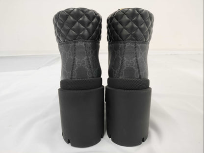GUCCI GUCCI GG Trip Ankle Boots Size 40 Black 659691 Unused Other Shoes