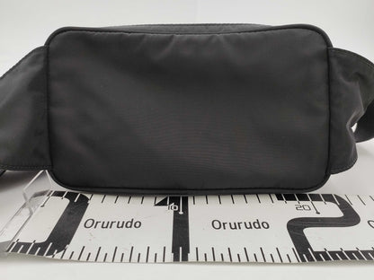 PRADA 2VL977 Renylon Black Body Bag Waist Bag