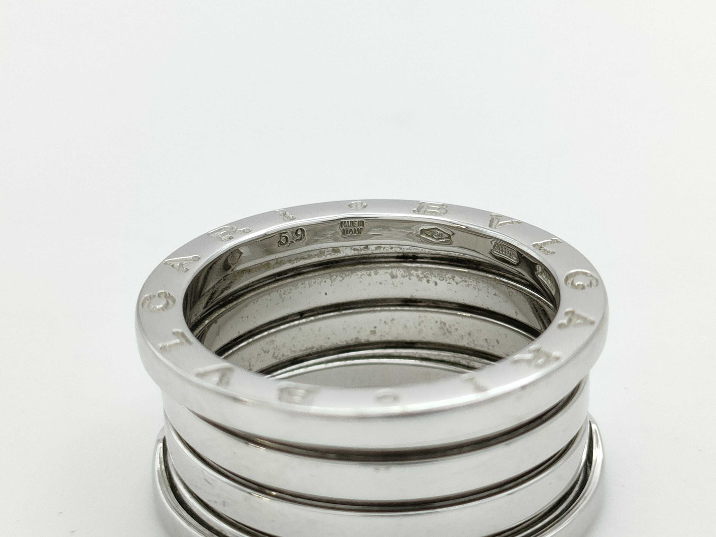 BVLGARI Bezero One #59 WG 750 11.6g Ring 