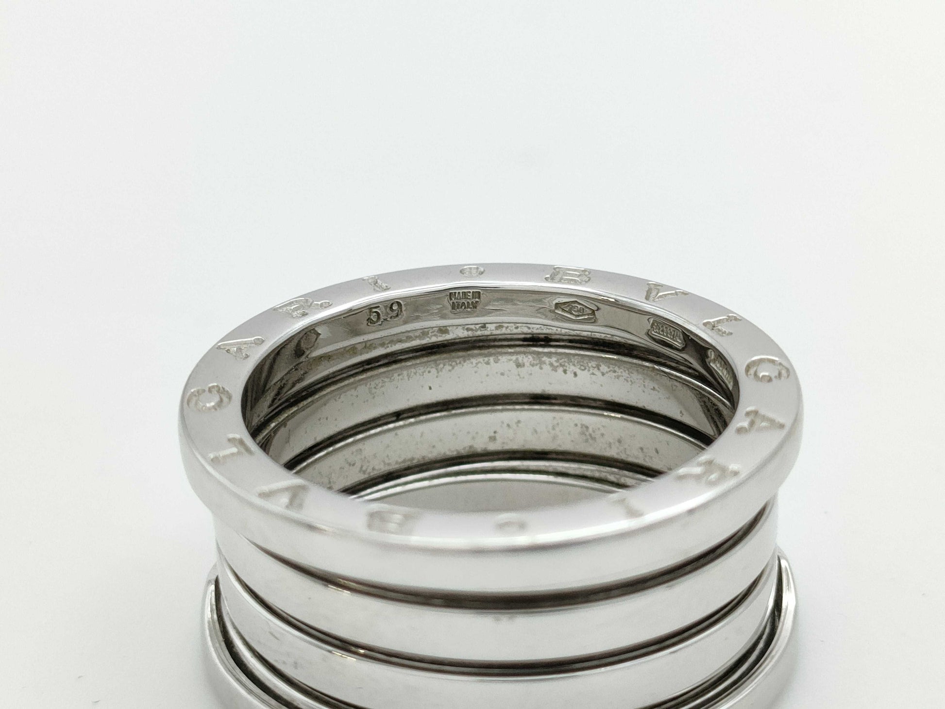 BVLGARI Bezero One #59 WG 750 11.6g Ring 