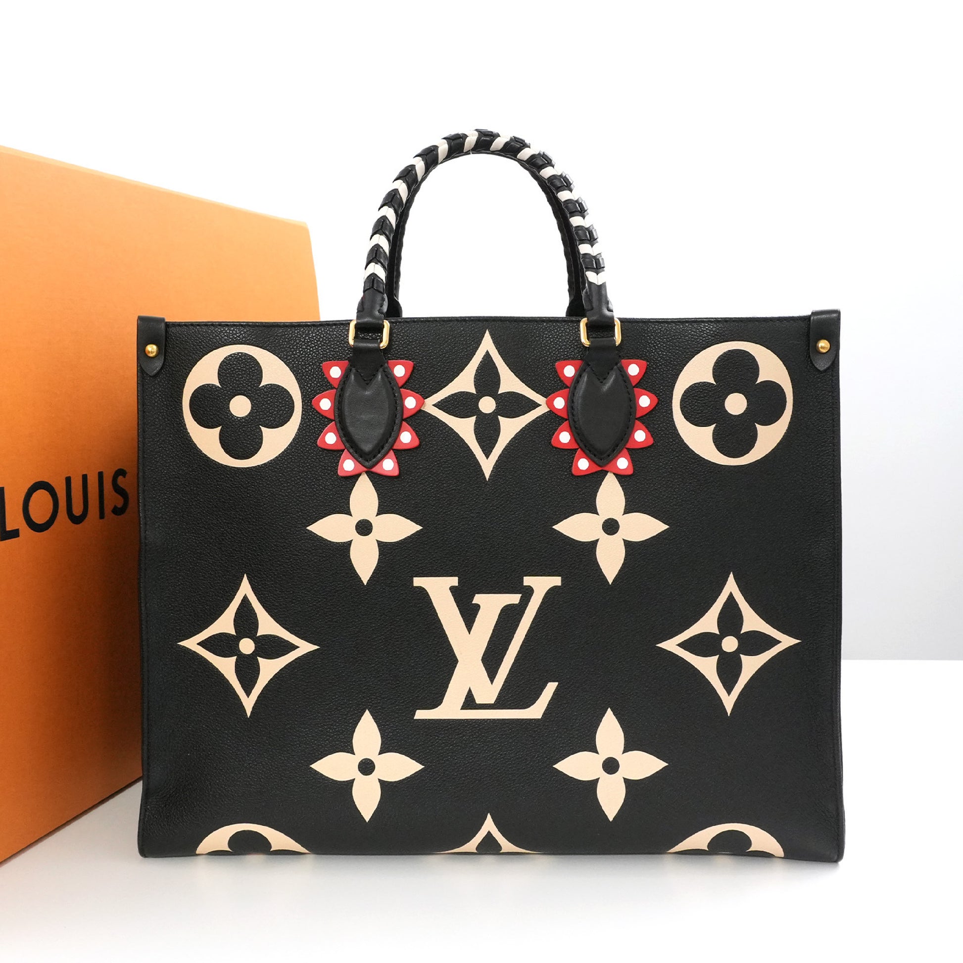 LOUIS VUITTON LOUIS VUITTON LV Crafty On-the-Go GM Monogram Amplified Leather Tote Bag Tote Bag