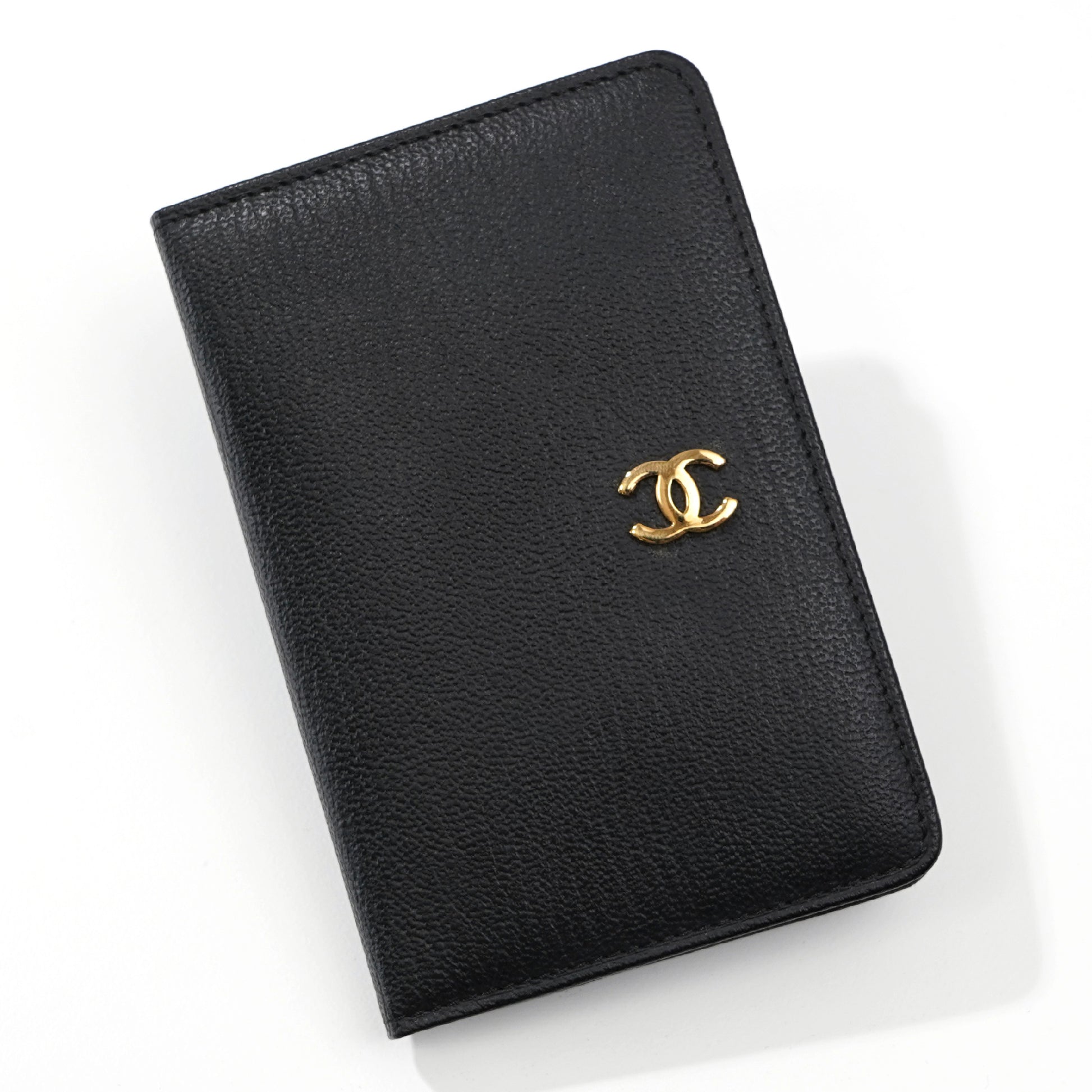 CHANEL Address Book Notebook Case with Seal with Box Notebook Cover