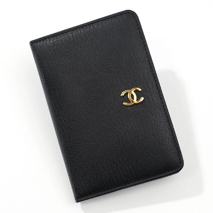 CHANEL Address Book Notebook Case with Seal with Box Notebook Cover
