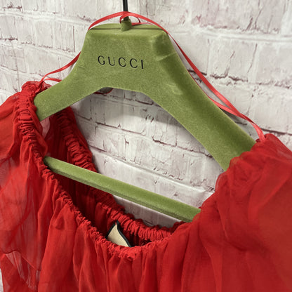GUCCI Silk Chiffon Dress Dress 730915 Size 40 Dress Unused Dress
