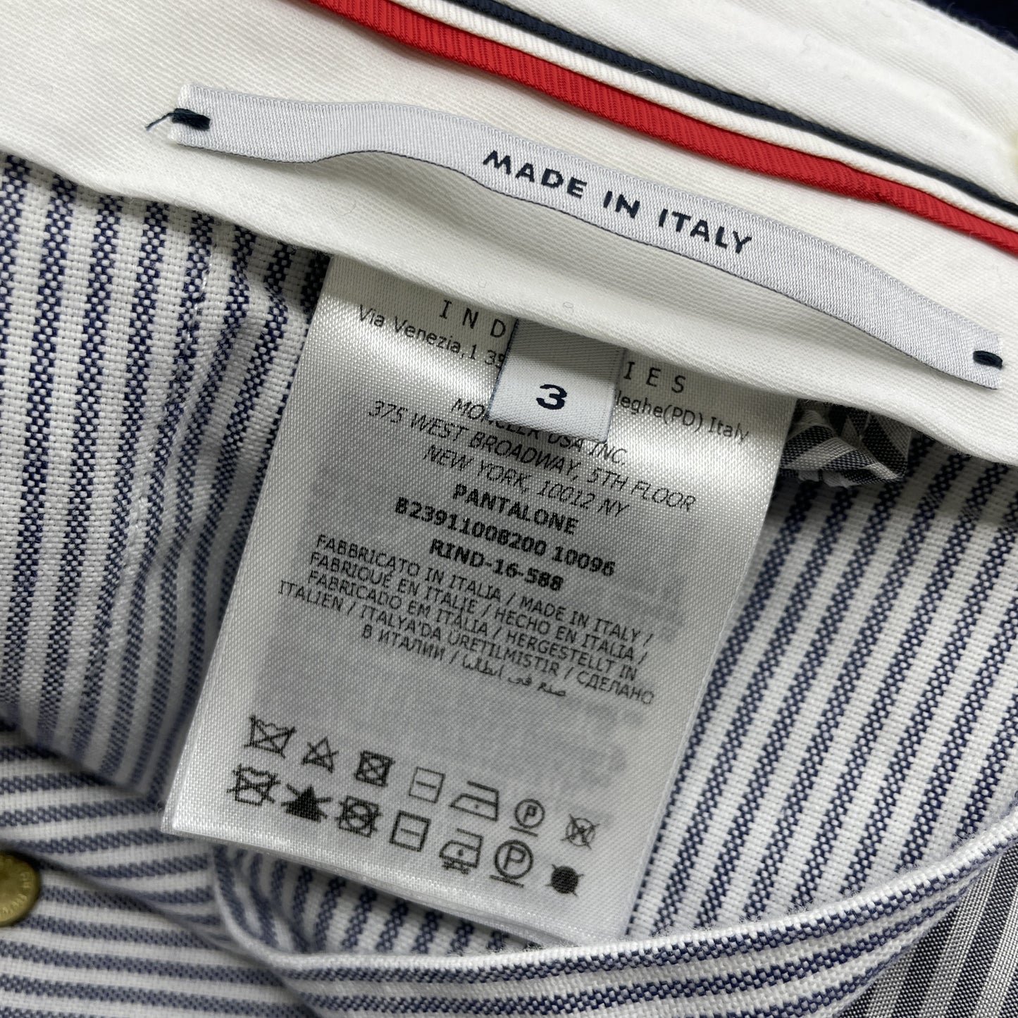 MONCLER GAMME BLEU Gum Blue 3 Pants Bottoms Pants