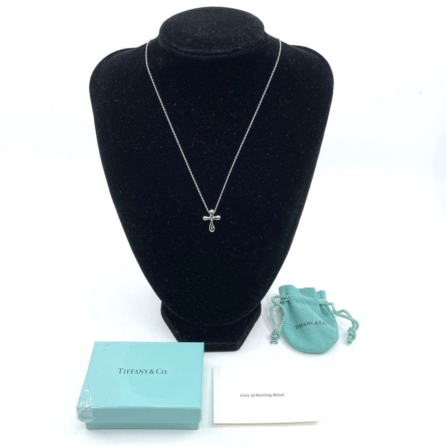 Tiffany&Co. Elsa Peretti 925 Cross Necklace