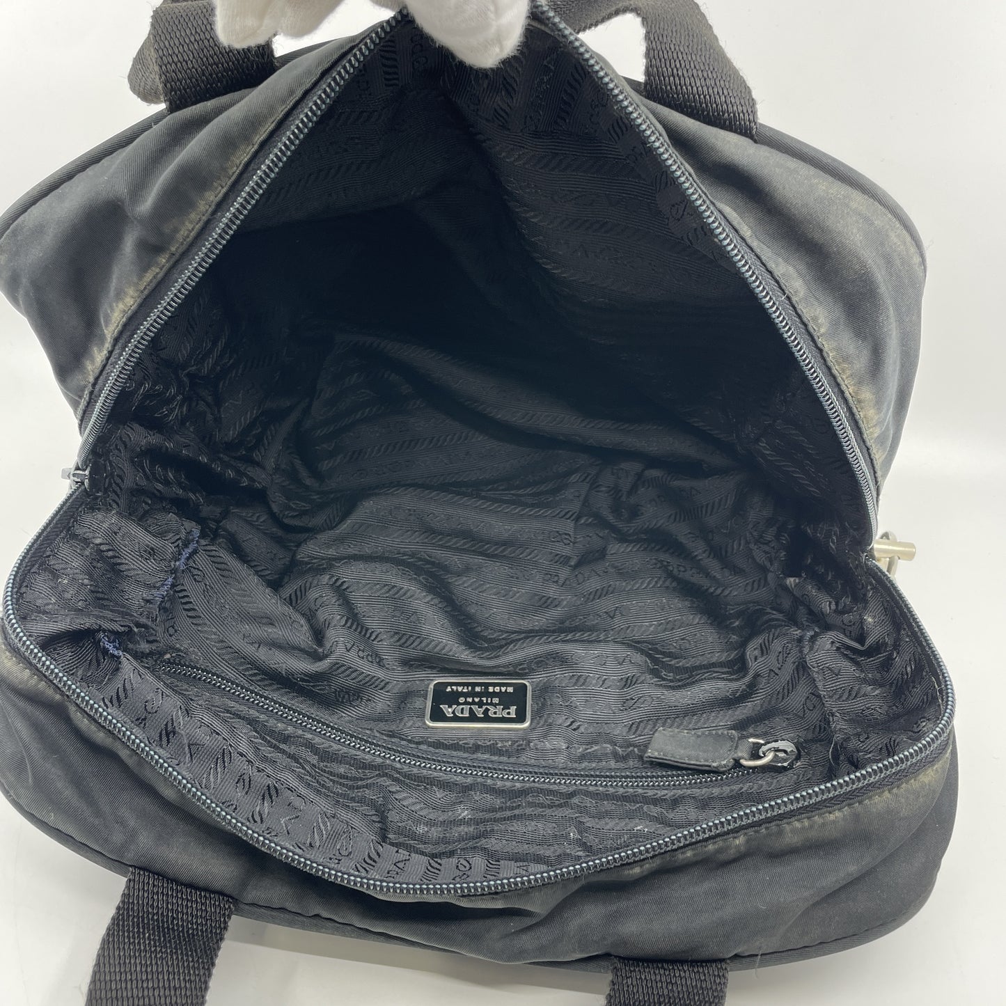PRADA Tesuto Nylon Black Handbag