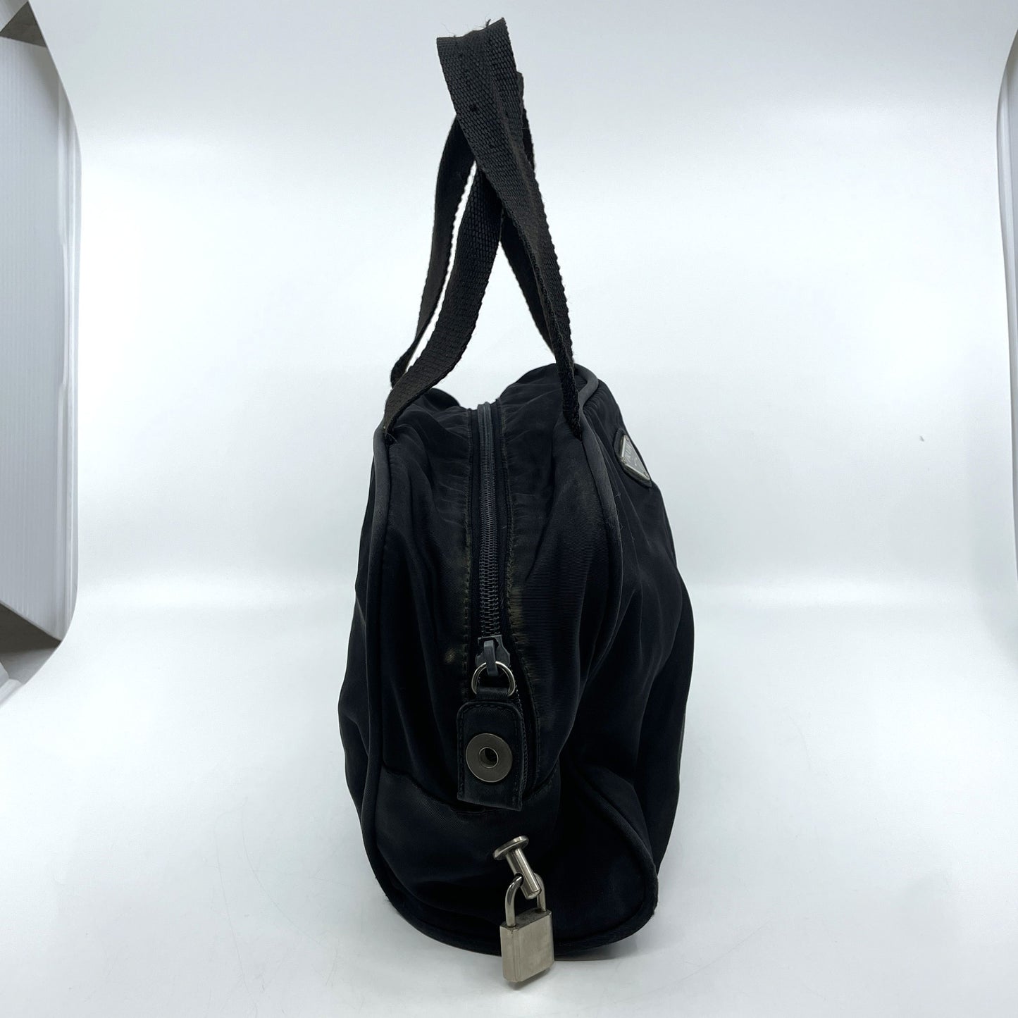 PRADA Tesuto Nylon Black Handbag