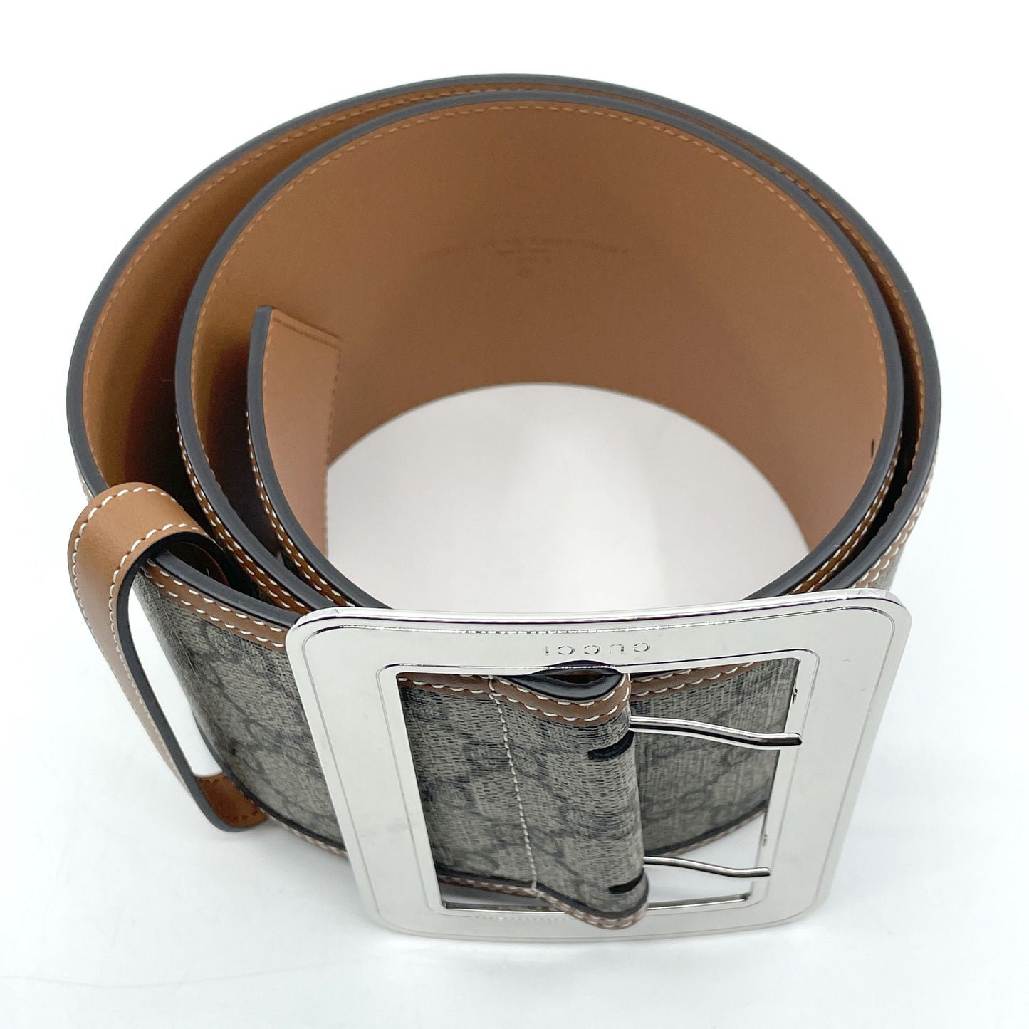 GUCCI GG Supreme Wide Belt Belt 718505 Belt