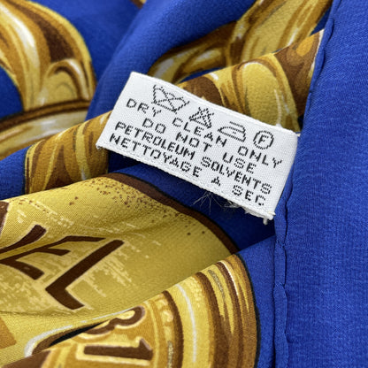 CHANEL Large Format Scarf Chain 100% Silk Other Accessories