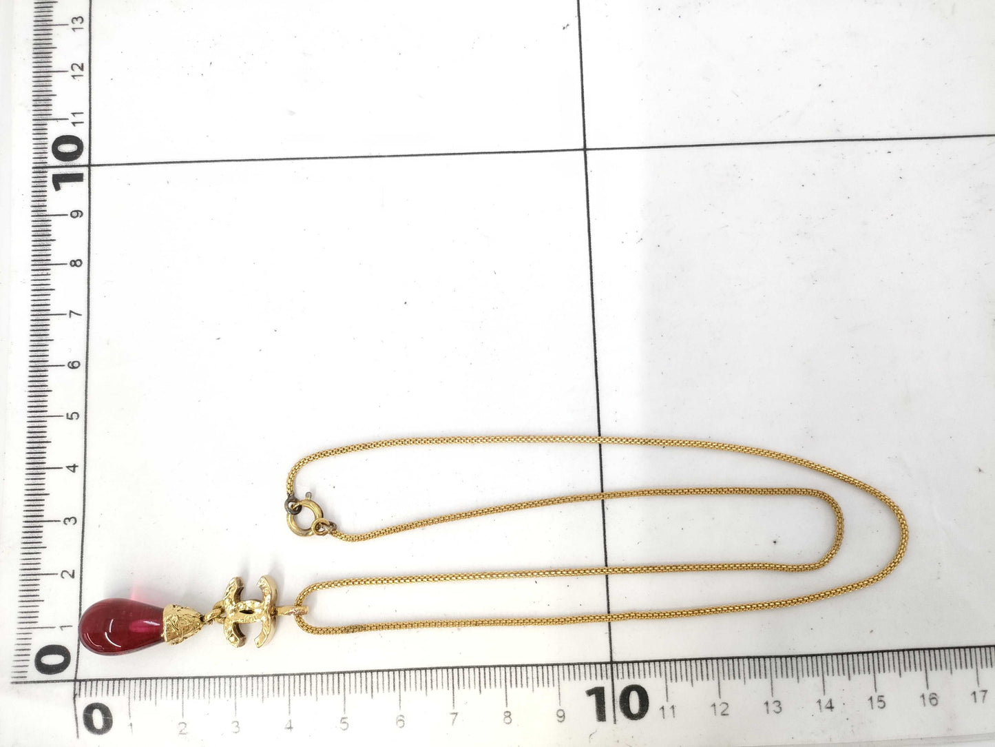 CHANEL Necklace Gripore Cocomark 3074 Earrings