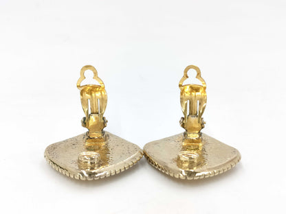 CHANEL Earrings Diamond Coco Mark Large 96A Earrings