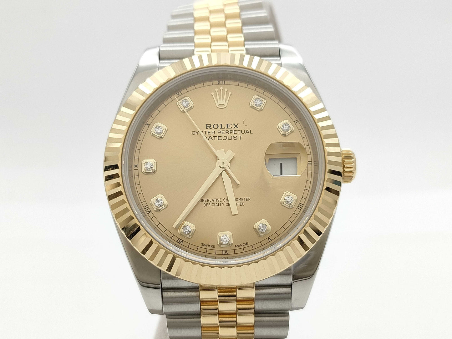 ROLEX 126333G 7Y64K824 Champagne Dial Jubilee Breath Men's Watch