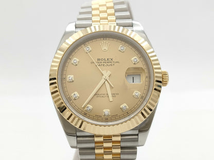 ROLEX 126333G 7Y64K824 Champagne Dial Jubilee Breath Men's Watch