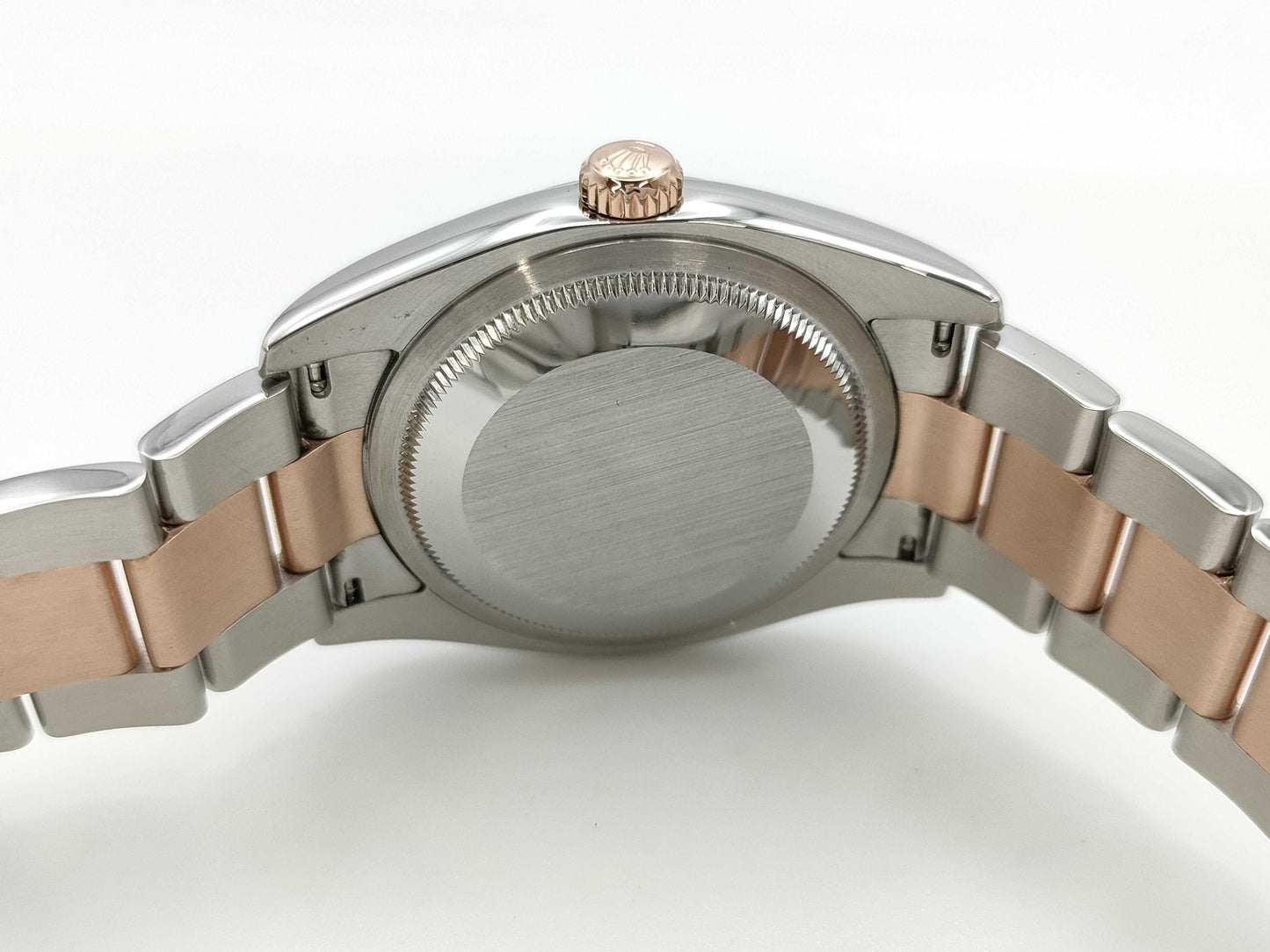 ROLEX 116201G V398386 Grey Dial Oyster Breath Men's Watch