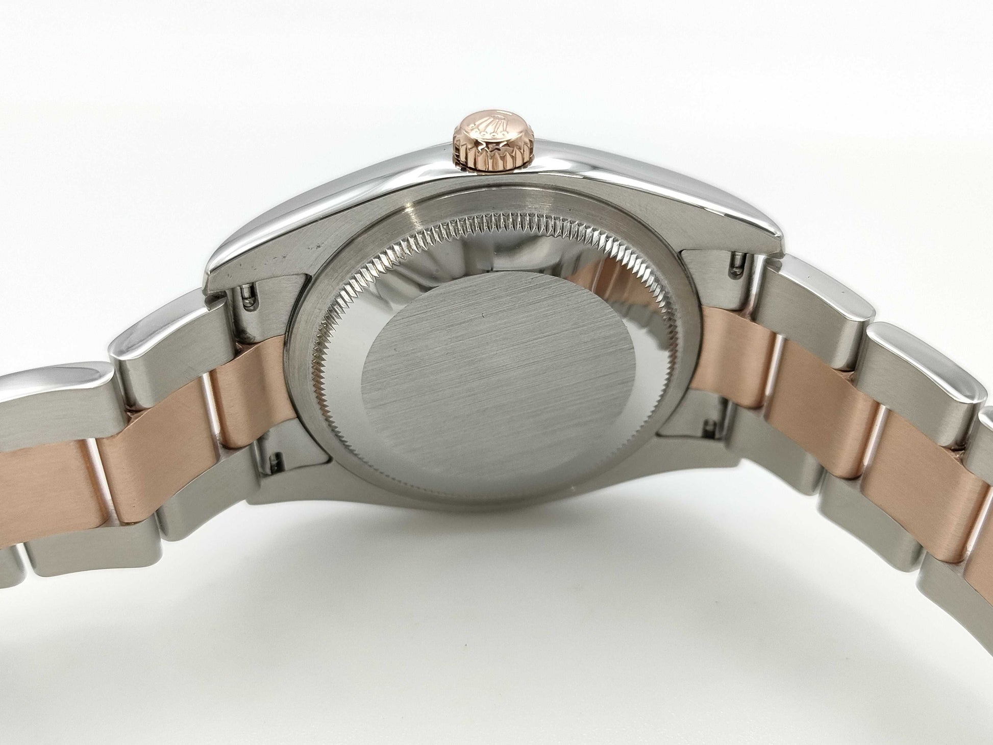 ROLEX 116201G V398386 Grey Dial Oyster Breath Men's Watch