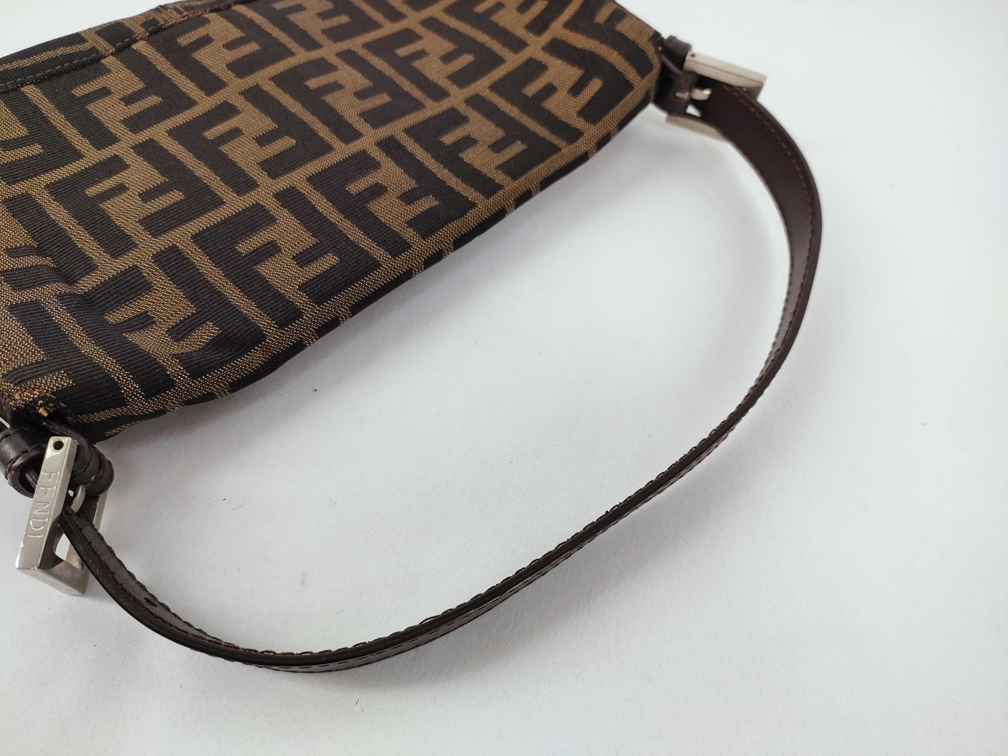 FENDI Zucca Handbag Zucca Mamma Hardware Handbag