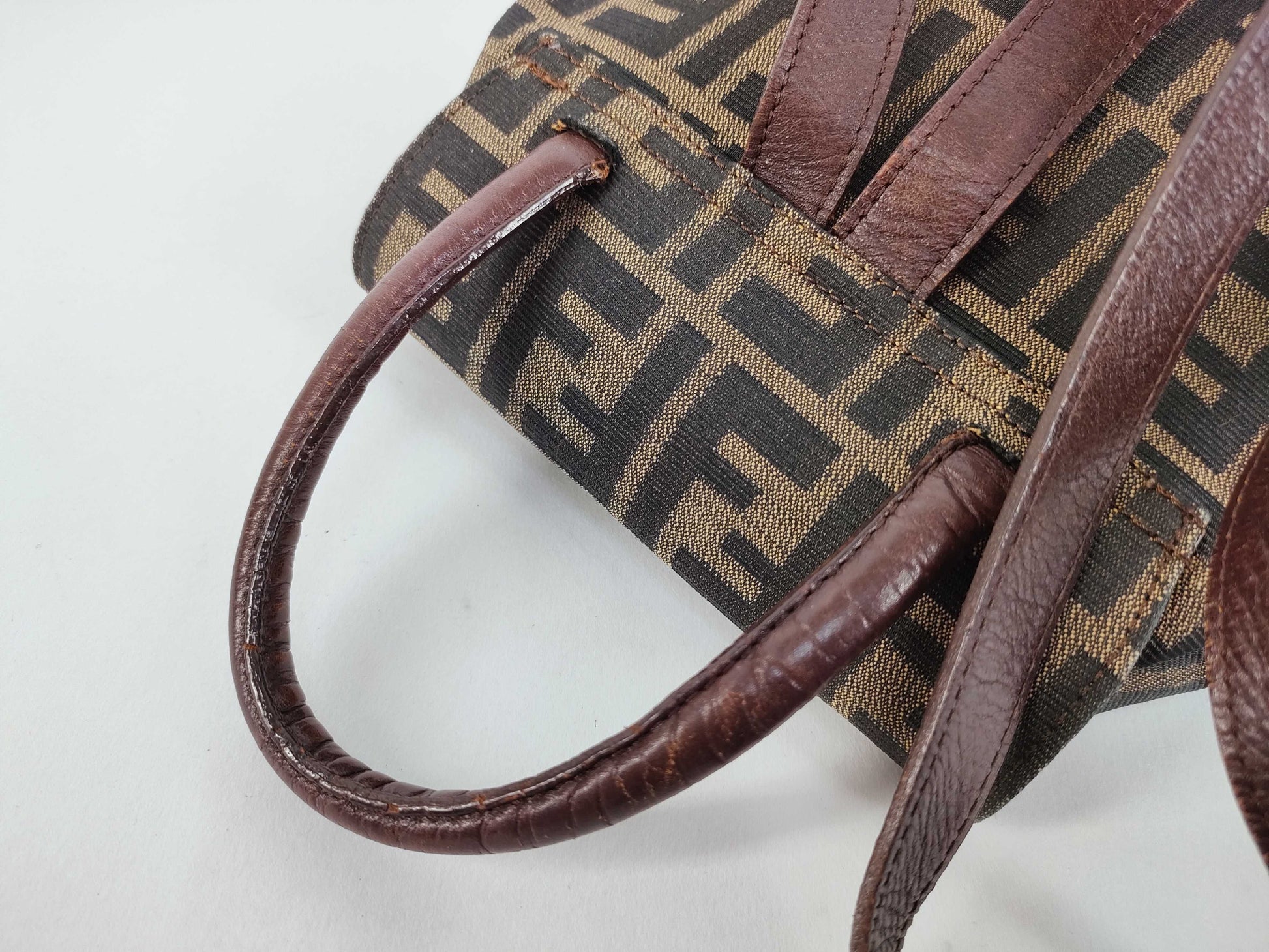 FENDI Zucca Pattern Fendi Backpack Zucca Pattern Rucksack