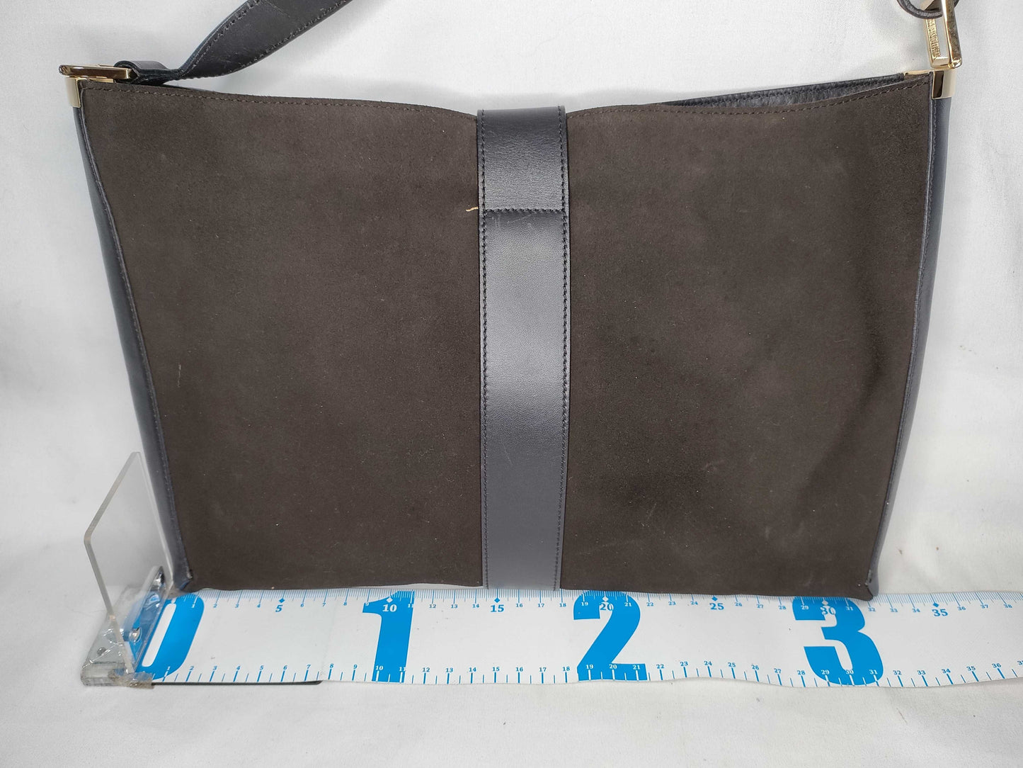 GUCCI Gucci Suede x Leather Shoulder Bag Storage Bag Shoulder Bag