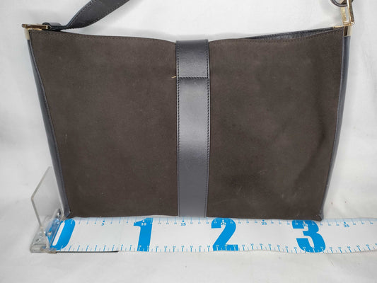 GUCCI Gucci Suede x Leather Shoulder Bag Storage Bag Shoulder Bag