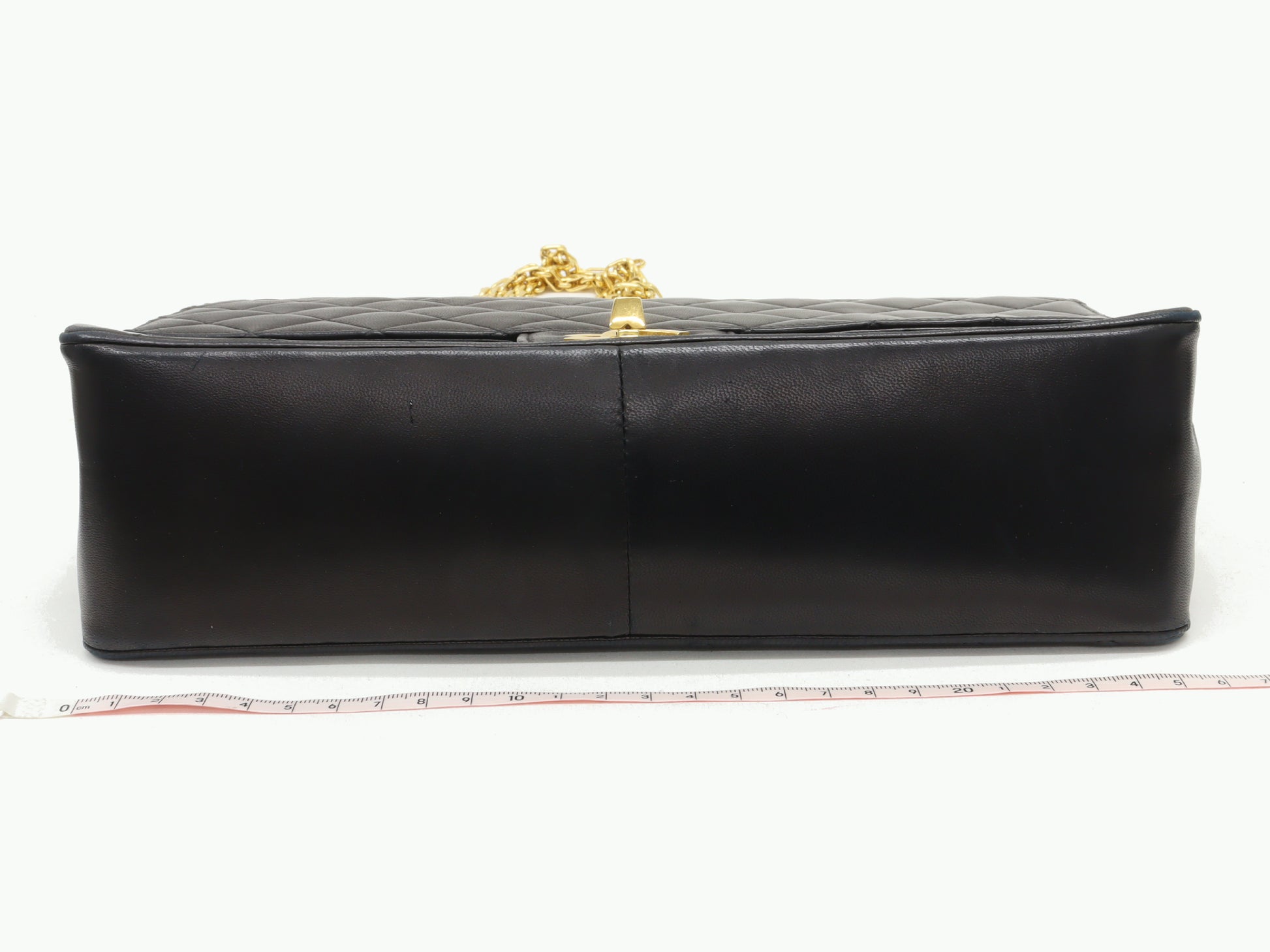 CHANEL CHANEL Matlassse Lambskin Chain Shoulder Bag W Chain/W Flap Black Shoulder Bag