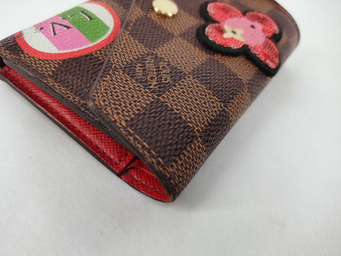 LOUIS VUITTON Damier Vuitton Victorine Damier Sequin N60149 MI4108 Wallet