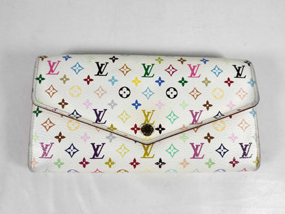 LOUIS VUITTON Monogram Multicolor Vuitton Sara Multicolor M60667 CT2174 Wallet