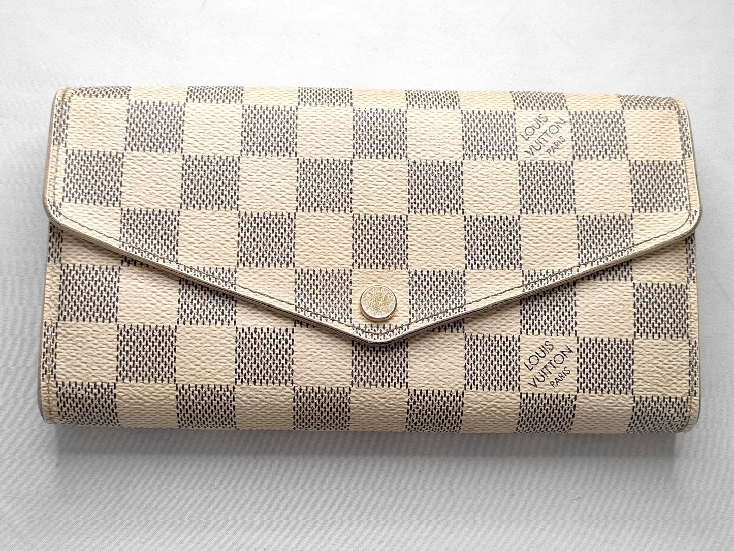 LOUIS VUITTON Damier Azure Vuitton Sara Damierzul N63208 CT3104 Wallet